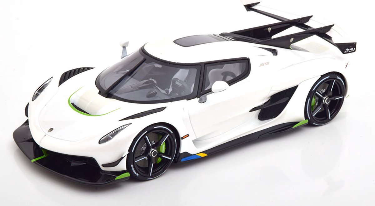 Koenigsegg JESKO (Wit) (30 cm) 1/18 GT Spirit [Modelauto - Schaalmodel - Miniatuurauto]